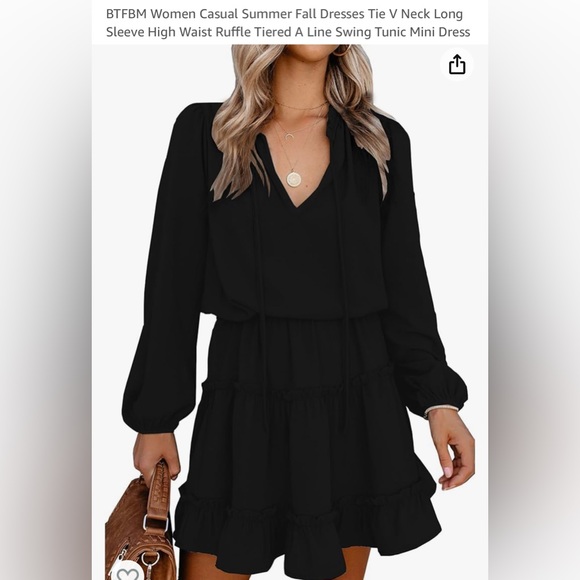 BTFBM Dresses & Skirts - Women’s black dress, size Large.